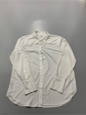 Prologue White Button-Down Shirt Sz XL